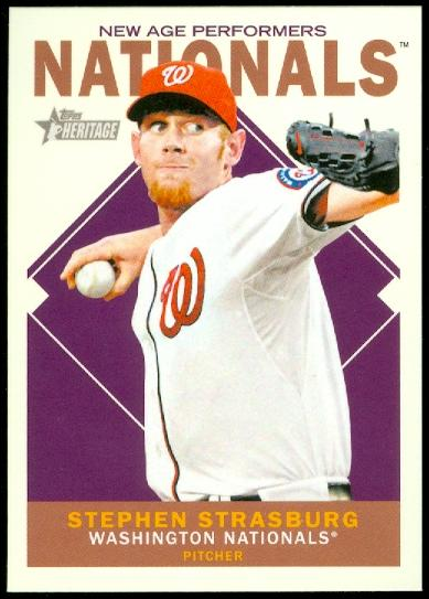 2013 Topps Heritage New Age Performers #SS Stephen Strasburg