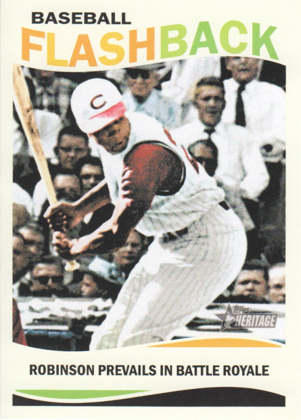 2013 Topps Heritage Baseball Flashbacks #FR Frank Robinson