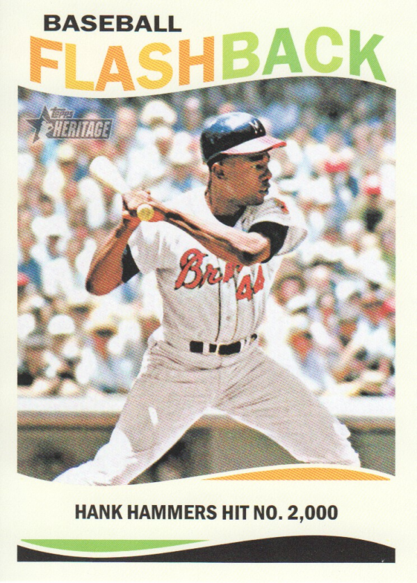 2013 Topps Heritage Baseball Flashbacks #HA Hank Aaron