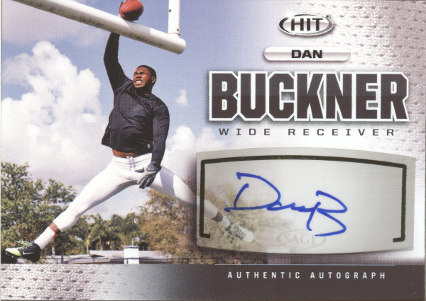 2013 SAGE HIT Autographs #A114 Dan Buckner