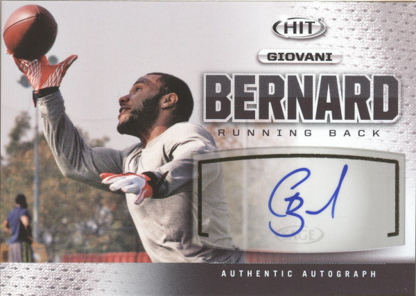 2013 SAGE HIT Autographs #A126 Giovani Bernard