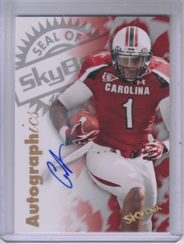 2012 Fleer Retro Autographics 1997 #97AJ Alshon Jeffery