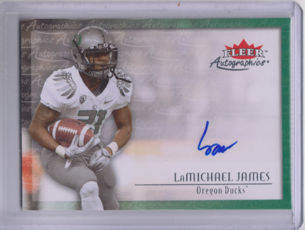 2012 Fleer Retro Autographics 2000 #00LJ LaMichael James