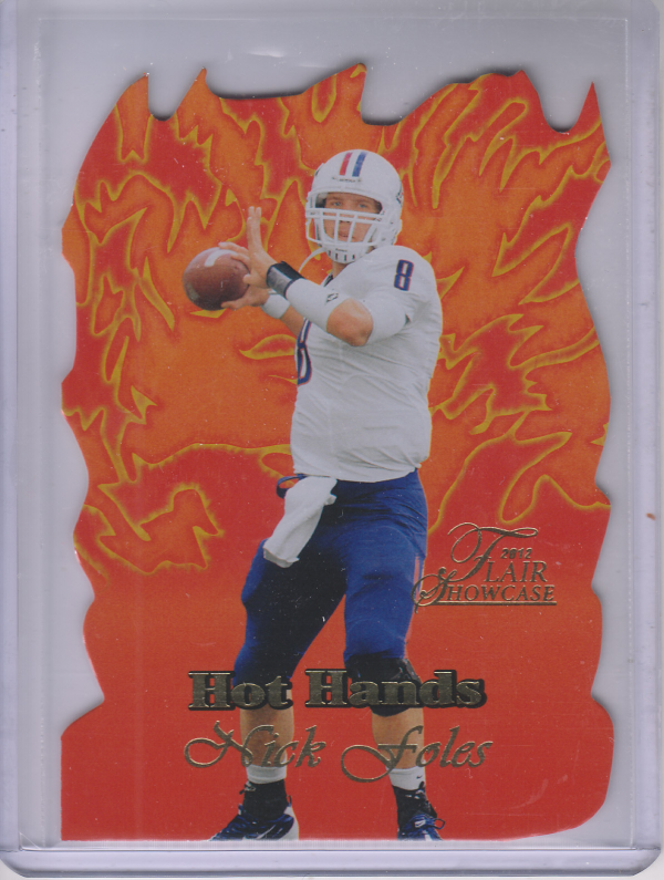 2012 Fleer Retro Flair Showcase Hot Hands #HH30 Nick Foles