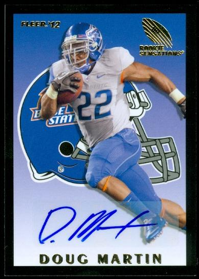 2012 Fleer Retro Rookie Sensations Autographs #RS7 Doug Martin