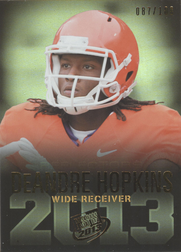 2013 Press Pass Reflectors Proof #18 DeAndre Hopkins