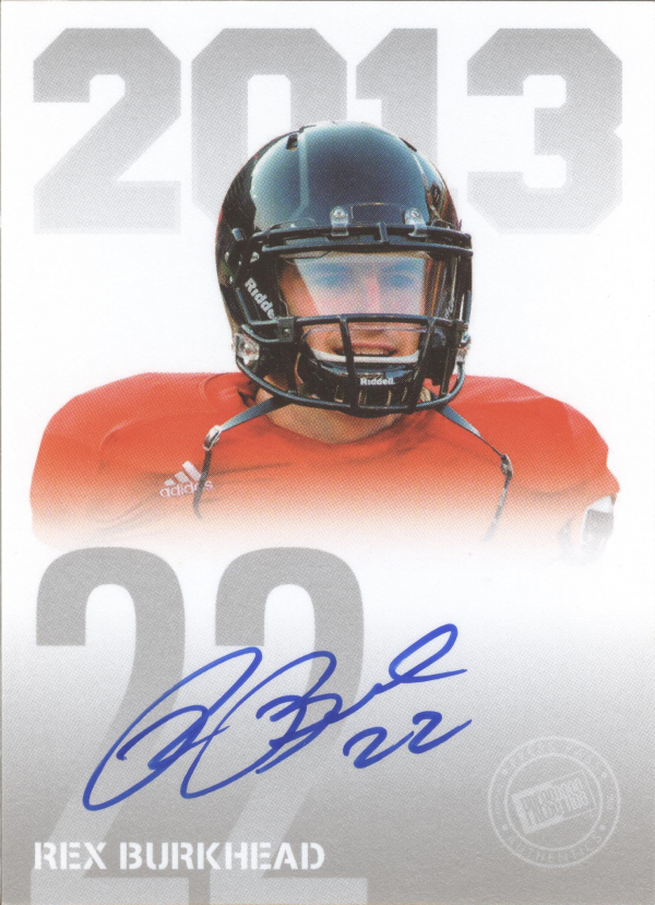2013 Press Pass Autographs Silver #RB Rex Burkhead