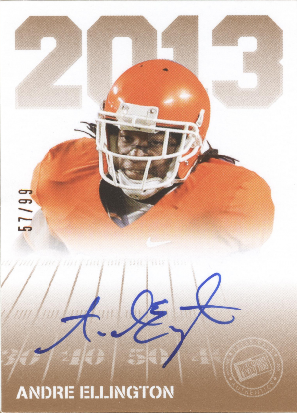 2013 Press Pass Autographs Bronze #AE Andre Ellington/99