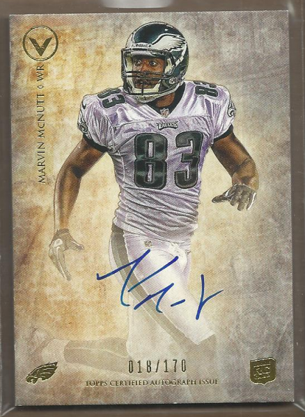 2012 Topps Valor Legionary Autographs #LAMM Marvin McNutt/170