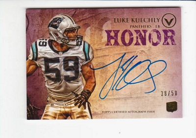 2012 Topps Valor Autographs Honor #VALK Luke Kuechly