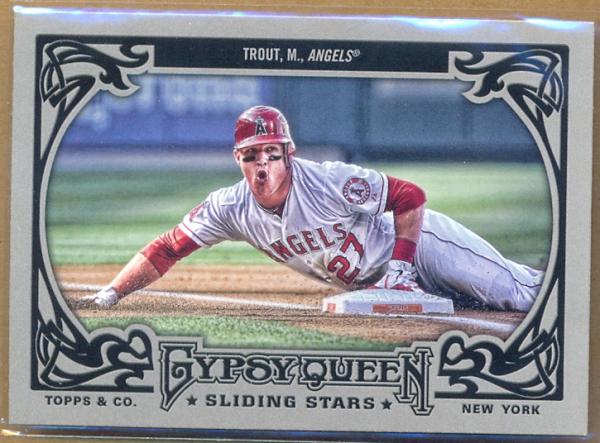 2013 Topps Gypsy Queen Sliding Stars #MT Mike Trout