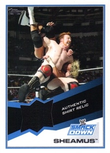 2013 Topps WWE Shirt Relics #14 Sheamus shirt