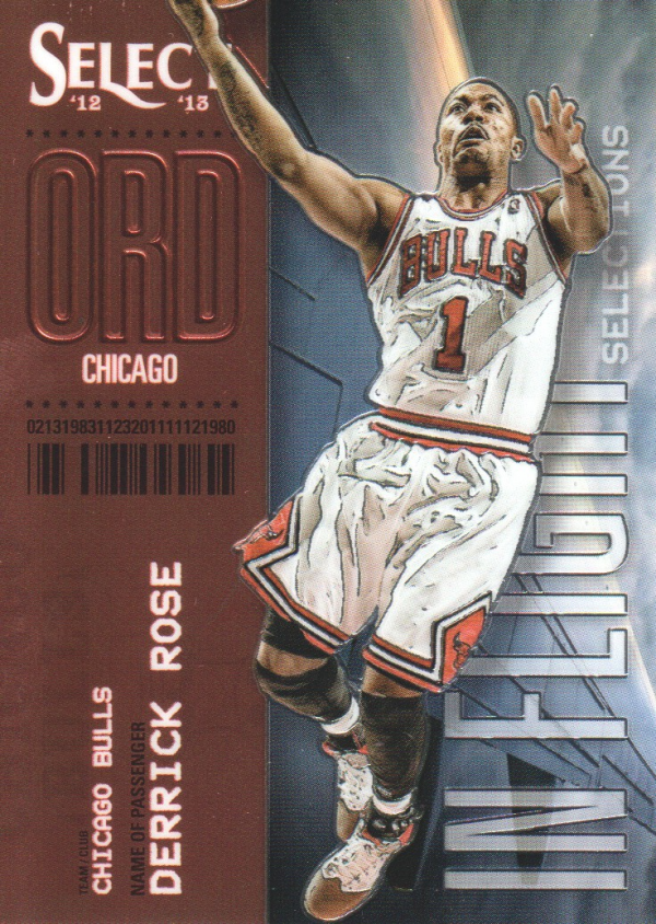 2012-13 Select In-Flight Selections #5 Derrick Rose