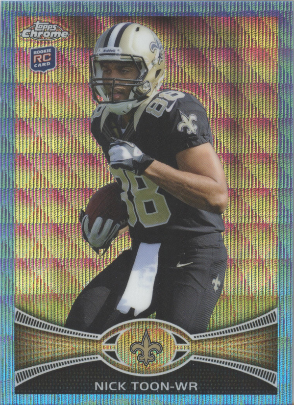 2012 Topps Chrome Blue Wave Refractors #BW193 Nick Toon