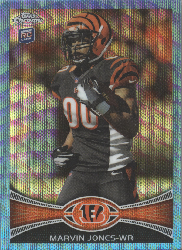 2012 Topps Chrome Blue Wave Refractors #BW194 Marvin Jones