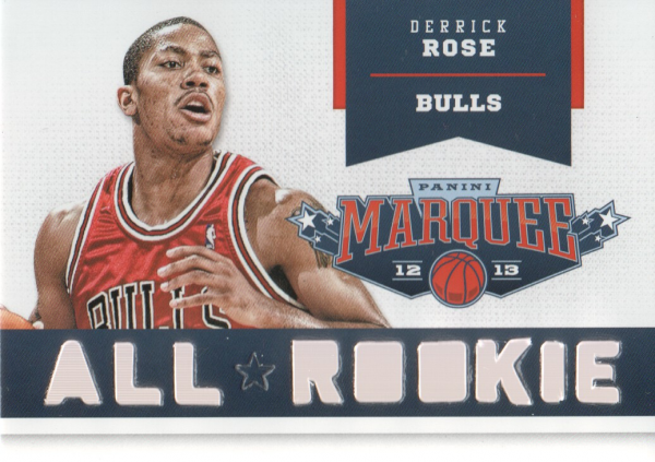 2012-13 Panini Marquee All-Rookie Team Laser Cut #18 Derrick Rose
