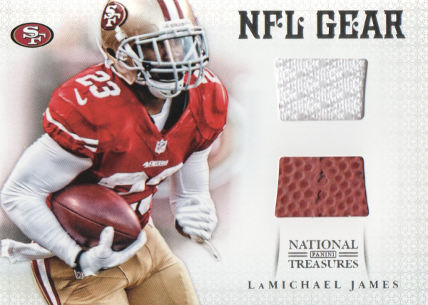 2012 Panini National Treasures NFL Gear Combos #4 LaMichael James