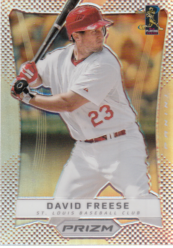 2012 Panini Prizm Prizms #44 David Freese