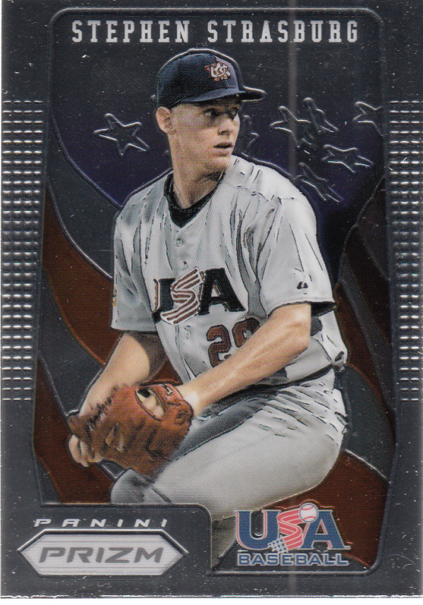 2012 Panini Prizm USA Baseball #USA4 Stephen Strasburg
