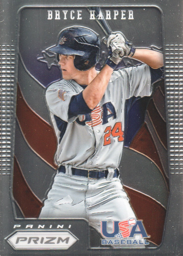 2012 Panini Prizm USA Baseball #USA7 Bryce Harper