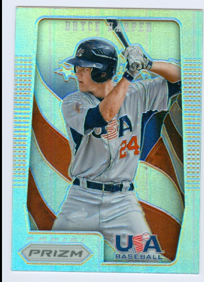 2012 Panini Prizm USA Baseball Prizms #USA7 Bryce Harper