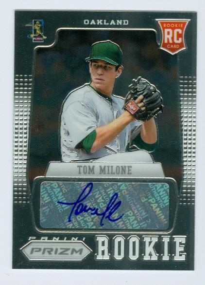 2012 Panini Prizm Rookie Autographs #RTM Tom Milone