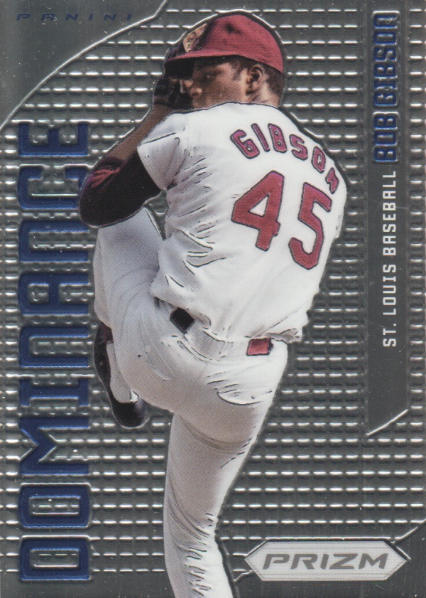 2012 Panini Prizm Dominance #D2 Bob Gibson