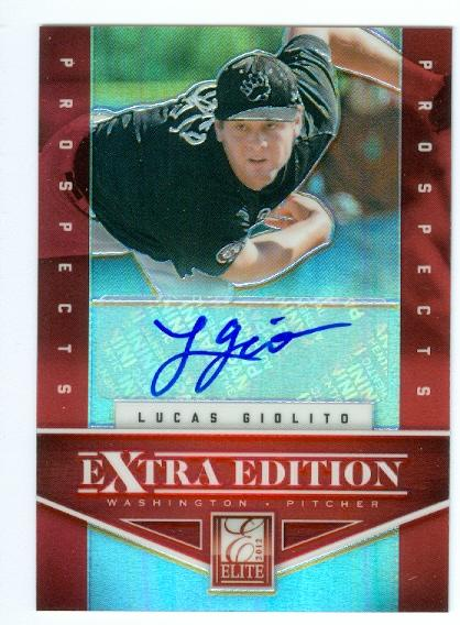 2012 Panini Prizm Elite Extra Edition Autographs Prizms #EEELG Lucas Giolito