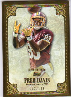 2012 Topps Five Star #58 Fred Davis