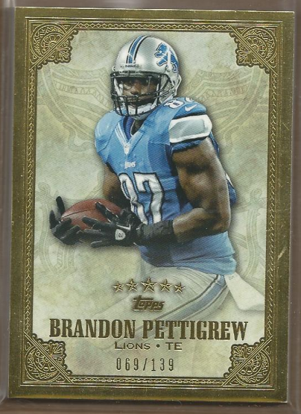 2012 Topps Five Star #78 Brandon Pettigrew