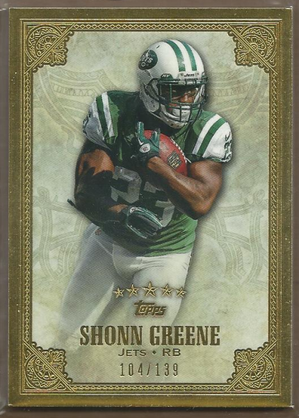 2012 Topps Five Star #98 Shonn Greene