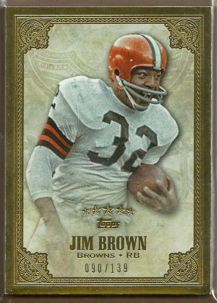2012 Topps Five Star #100 Jim Brown
