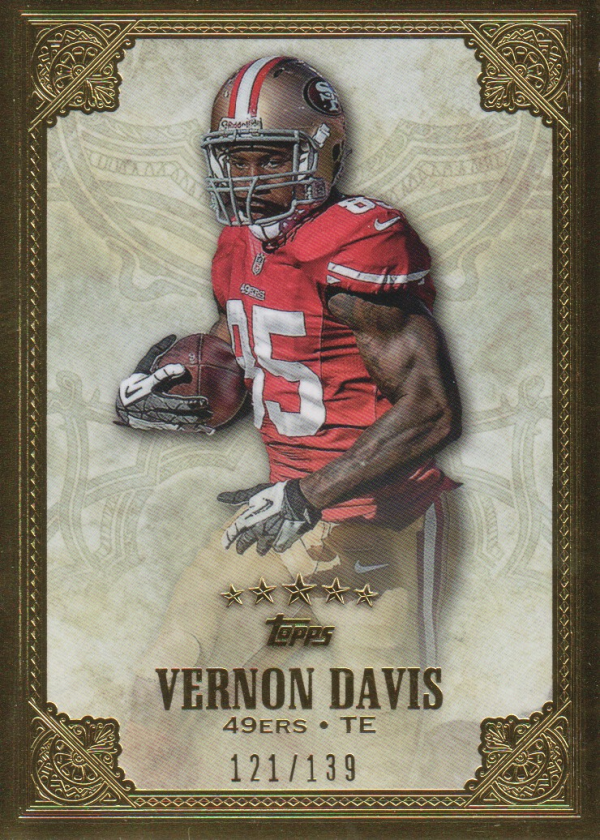 2012 Topps Five Star #108 Vernon Davis