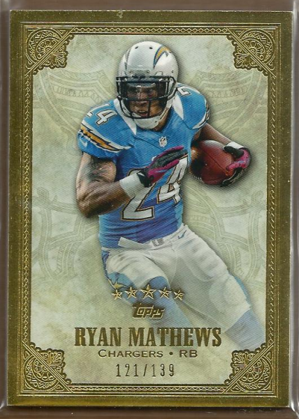 2012 Topps Five Star #124 Ryan Mathews