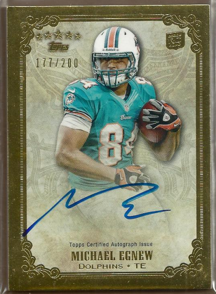 2012 Topps Five Star Rookie Autographs #FSFAME Michael Egnew/200