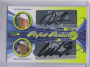 2013 Ace Authentic Perfect Partners Dual Autographs Yellow #60 Victoria Azarenka/ Caroline Wozniacki