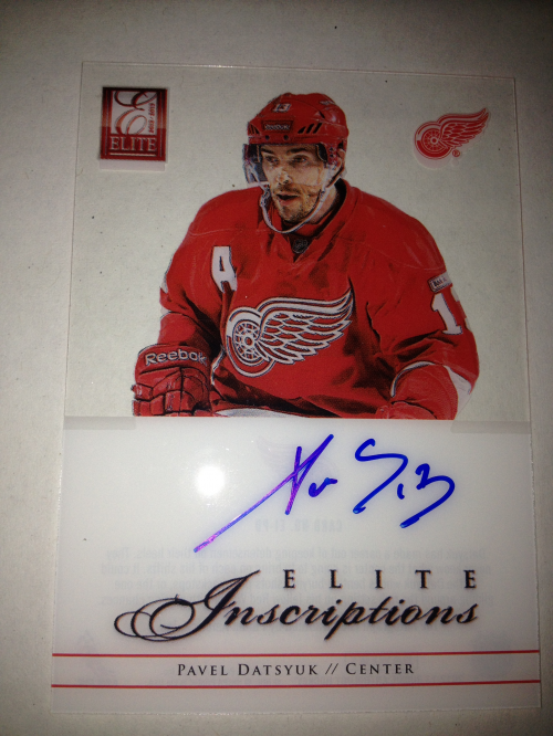 2012-13 Elite Inscriptions #2 Pavel Datsyuk