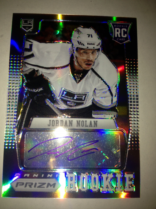 2012-13 Panini Prizm Autographs #76 Jordan Nolan