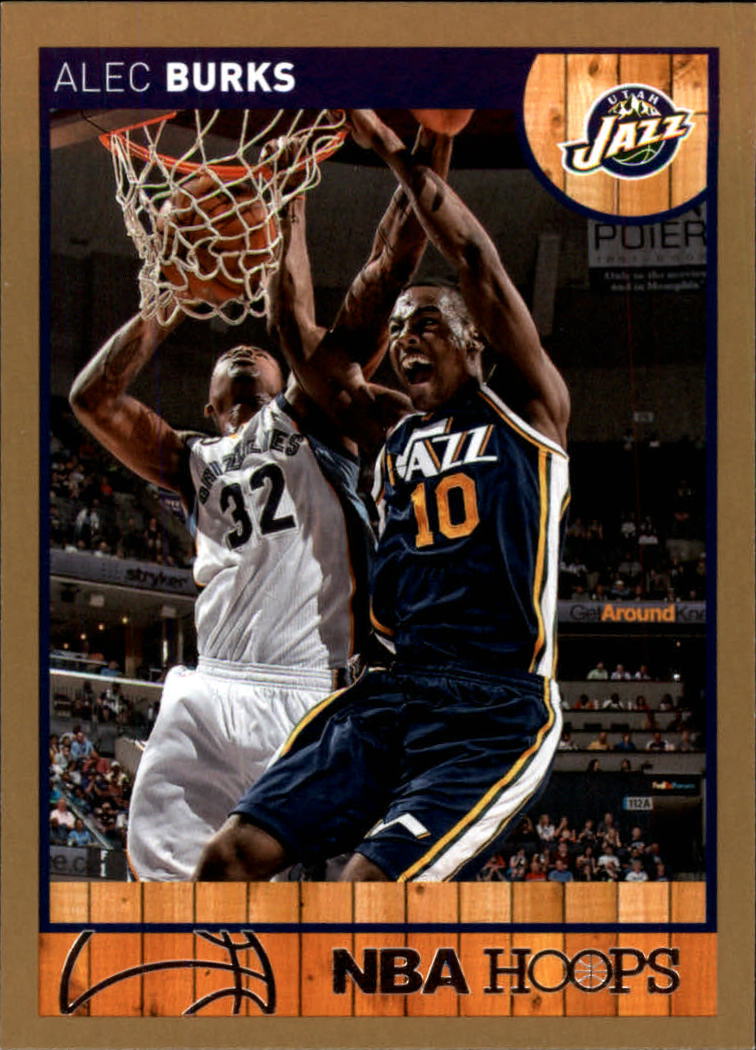 2013-14 hoops gold #165 alec burks - nm-mt