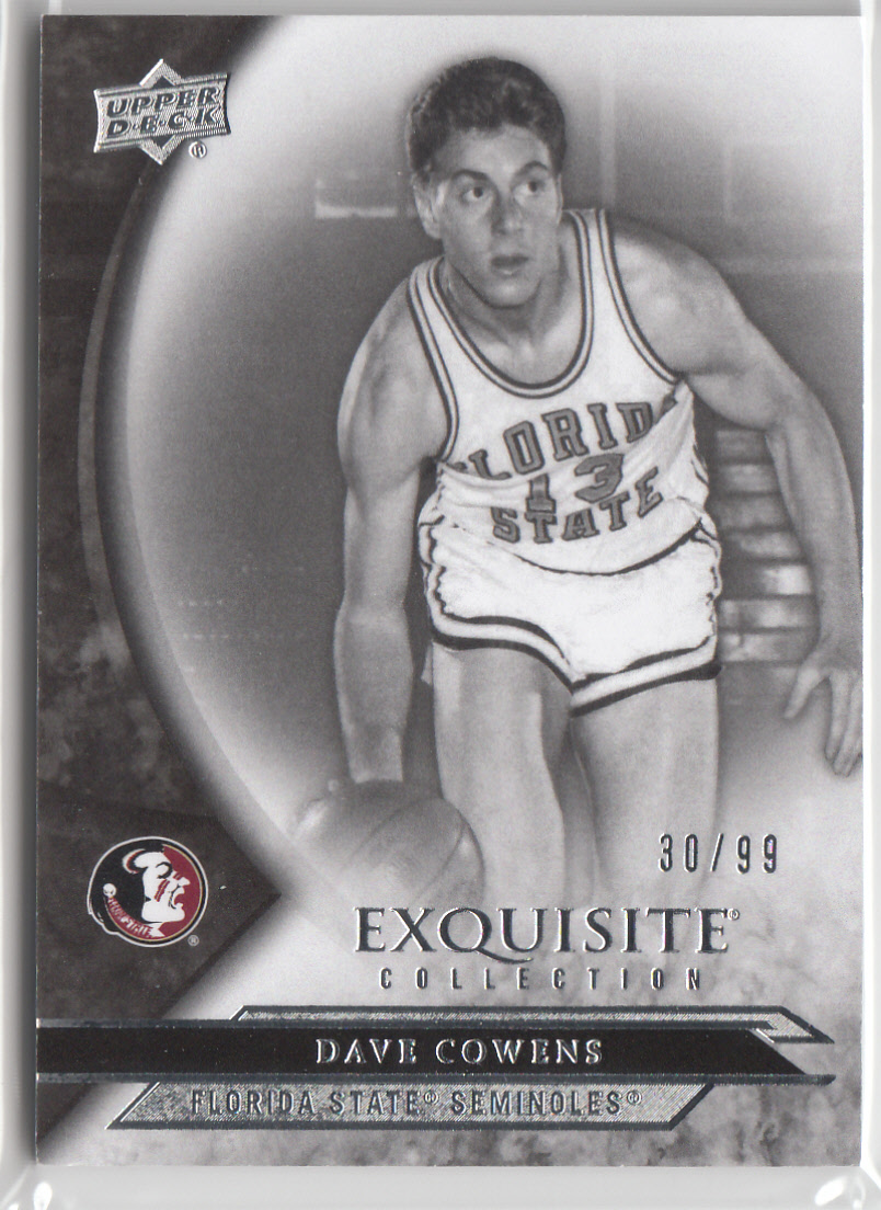 2012-13 upper deck exquisite collection #43 dave cowens /99