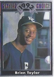 1992 Cartwrights Players Choice #2 Brien Taylor