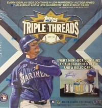 2012 Topps Triple Threads Baseball Hobby Box