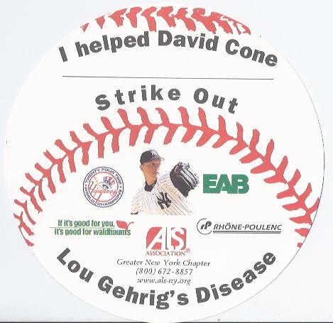 2000 David Cone Waldbaum's ALS