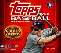 2012 Topps UPDATE Series Baseball JUMBO Box front image