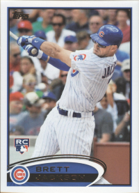 2012 Topps Update MLB Cubs Team Set (8 Cards)