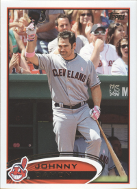 2012 Topps Update MLB Indians Team Set (11 Cards)