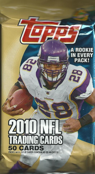 2010 Topps Football Jumbo Pack (50 Cards per Pack)