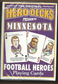 Minnesota Vikings NFL Hero Decks Playing Cards Poker Sized 52 card deck