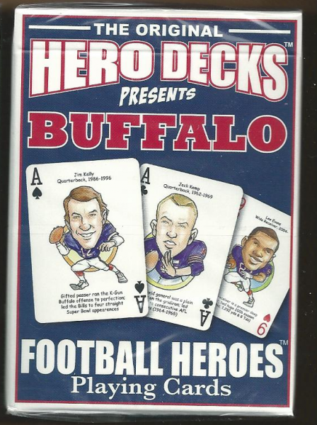 Buffallo Bills Hero Decks Playing Cards Poker Sized 52 Card Deck