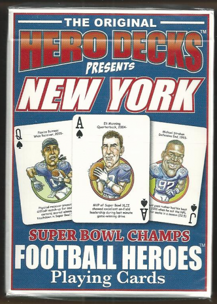 New York Giants Hero Decks Playing Cards Poker Sized 52 Card Deck